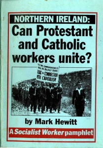 This pamphlet, printed in July 1993, provides a snapshot of the Socialist Workers Movement attitude during a pivotal time in the North, a point where the Peace Process had started.